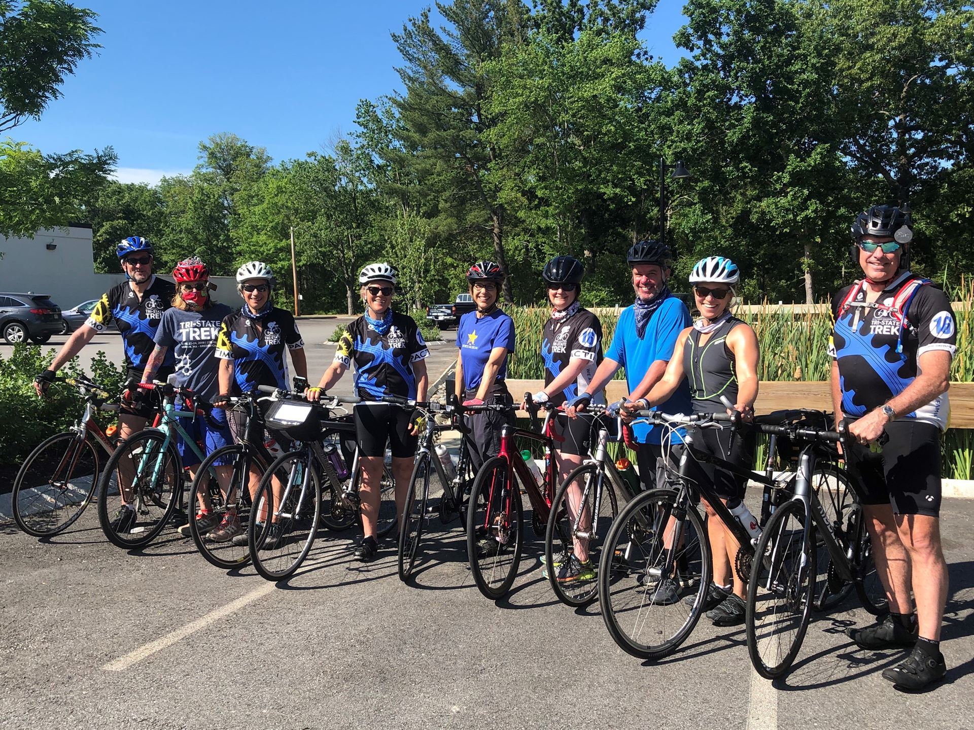 Team Epiphany bicyclists participating in ALS-Therapy Development Institute charity ride